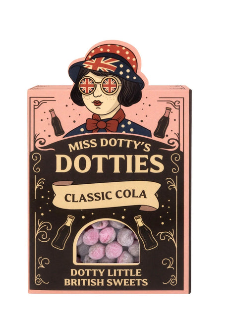 Sir Winston Churchill and WW2 inspired Nostalgic 'Grown Up' Sweets Food Sweet Snob Dotties - Classic Cola sweets