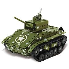 Sherman Tank Metal Construction Set Metal Construction Kit [variant_option4]