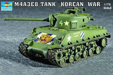 Trumpeter 1/72 M4A3E8 Tank Korean War Kits Trumpeter