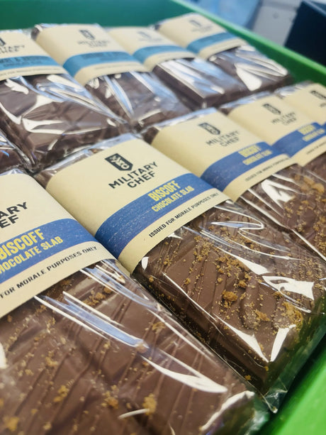 Military Chef Biscoff Chocolate Slab Food Military Chef