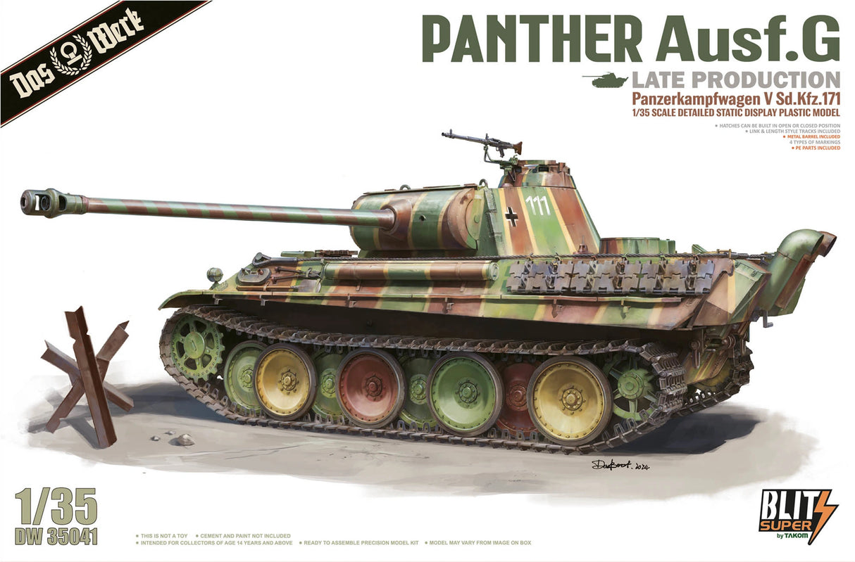 Das Werk 1/35 Panther Ausf G Sd.Kfz.171.