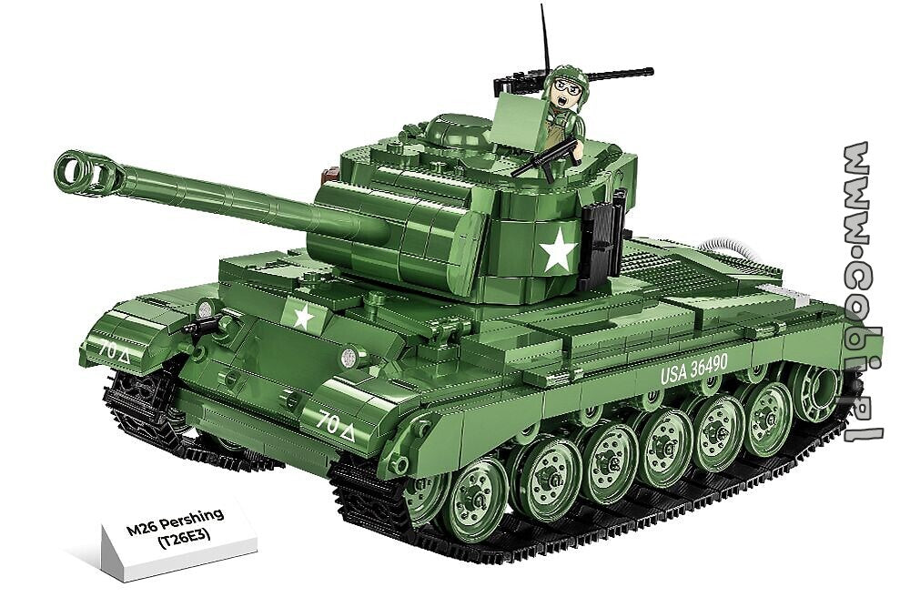 Cobi M26 Pershing T26E3 Brick Model Kit [variant_option4]
