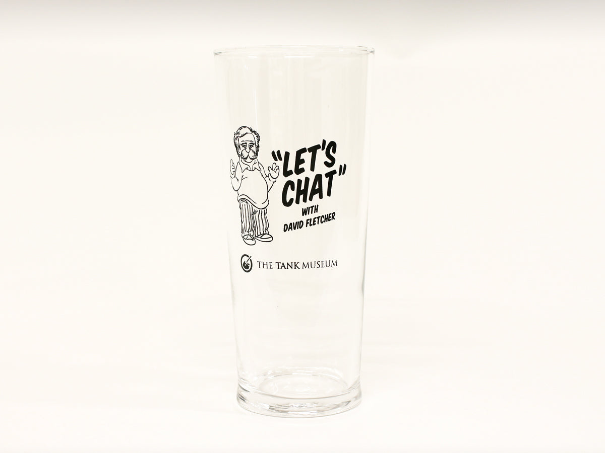 Let's Chat Pint Glass Drinkware Piddle