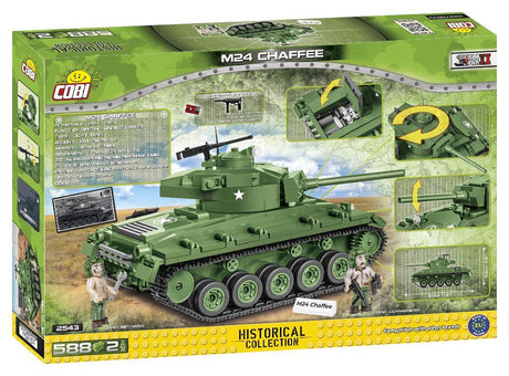 Cobi M24 Chaffee Brick Model Kit [variant_option4]