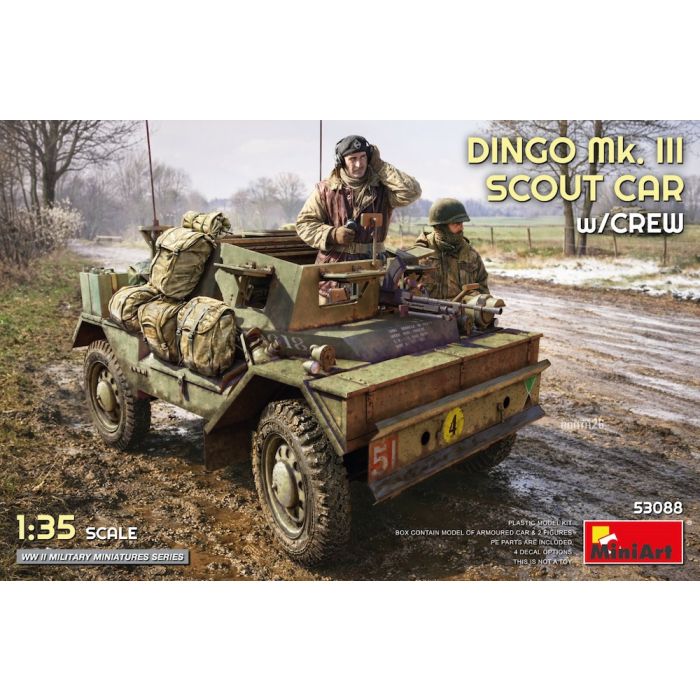 MiniArt 1/35 Dingo Mk III Scout Car with Crew