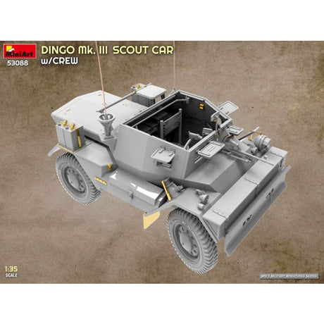 MiniArt 1/35 Dingo Mk III Scout Car with Crew Scale Model MiniArt