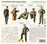 Tamiya 1/35 Military Miniatures German Tank Crew at rest Scale Model [variant_option4]