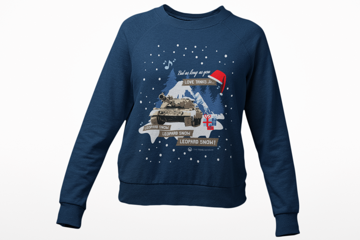 Leopard Snow Christmas Sweater