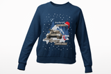Leopard Snow Christmas Sweater