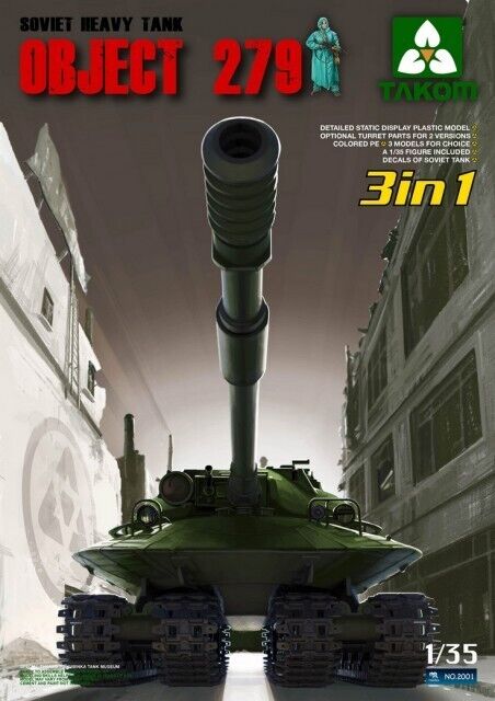 Takom 1/35 Object 279 Soviet Heavy Tank (3 in 1)