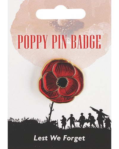 Enamel Poppy Pin Badge Pin Badge Westair