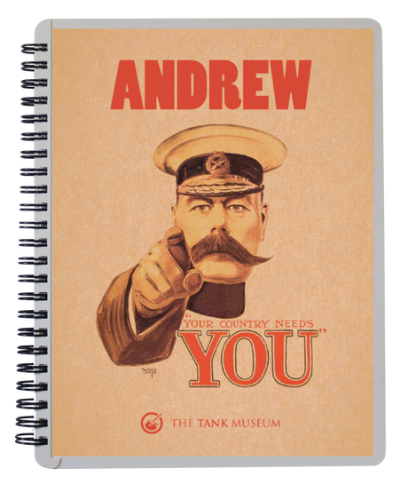 Your Country Needs You Personalised Notebook Stationery My Moments
