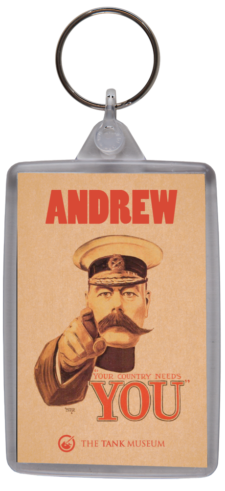 Your Country Needs You Personalised Keyring Keyring My Moments