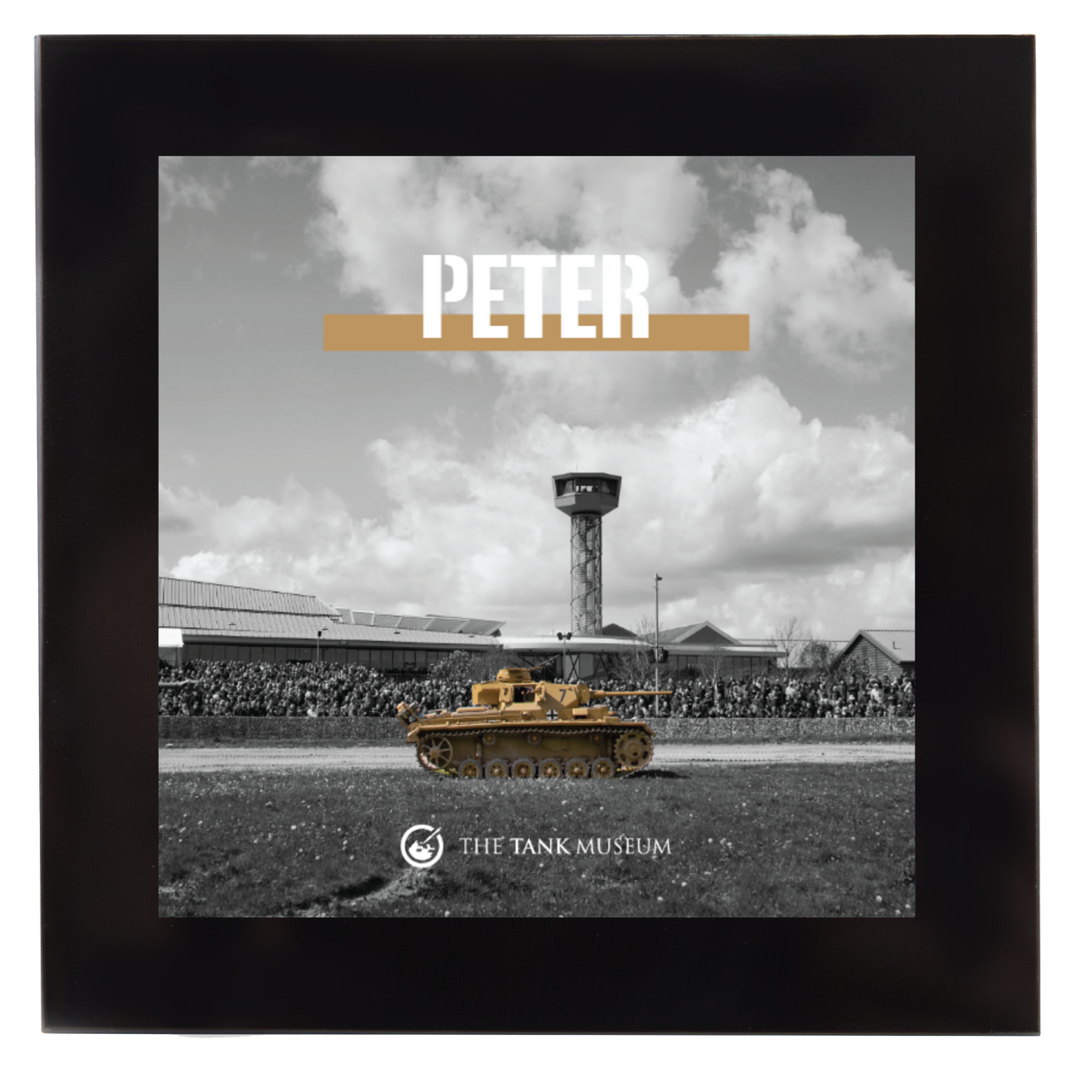 B & W Personalised Square Coaster Coaster My Moments