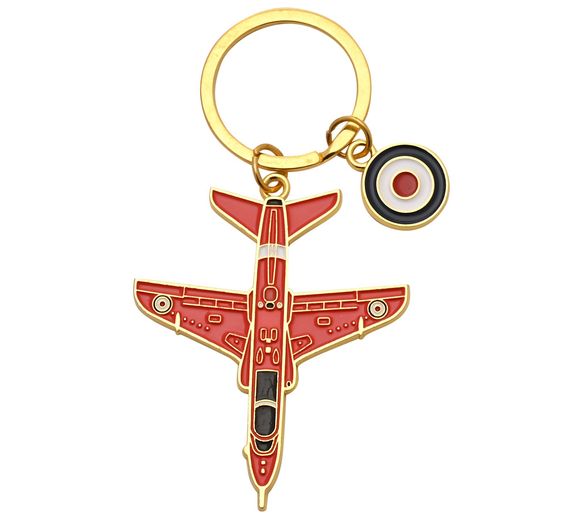 RAF Enamel Keyring - Red Arrows