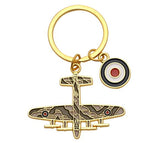 RAF Enamel Keyring - Lancaster