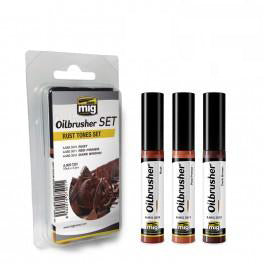 Ammo by Mig - Oilbrush Set Model Paint Rust Tones Set [variant_option4]