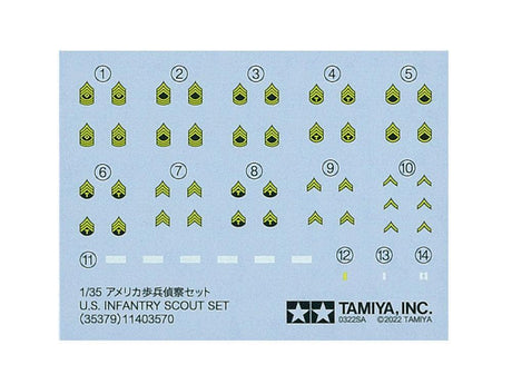 Tamiya 1/35 US Infantry Scout Set Scale Model [variant_option4]