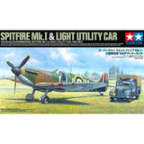 Tamiya 1/48 Spitfire Mk.I and 10HP Light Utility Car