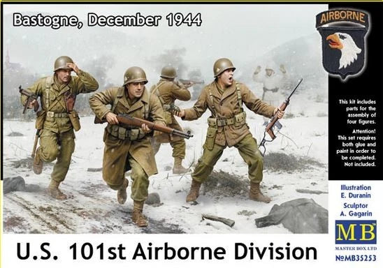 Masterbox 1/35 US 101st Airborne, Bastogne, Dec 1944 Scale Model Master Box