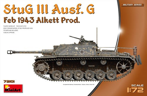 MiniArt 1/72 Stug III Ausf G Feb 1943 Prod Scale Model MiniArt