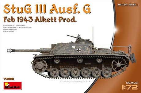 MiniArt 1/72 Stug III Ausf G Feb 1943 Prod Scale Model MiniArt