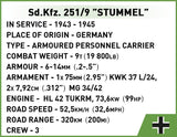 Cobi Sd.Kfz. 251/9 Stummel