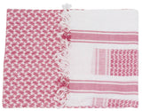 Web-tex Military Army Shemagh in red and white Scarf [variant_option4]