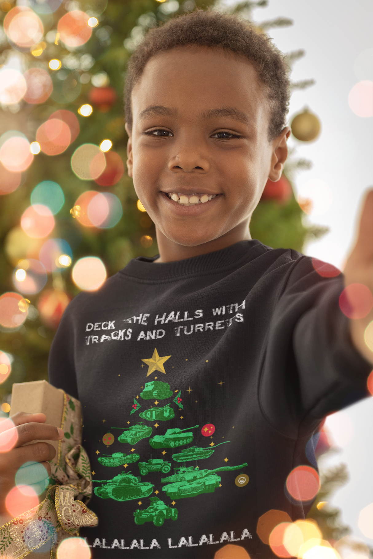 Kids Deck the Halls Sweater