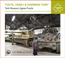 Load image into Gallery viewer, Tank Museum Jigsaw T-34/76, Tiger 1 &amp; Sherman &#39;Fury&#39;
