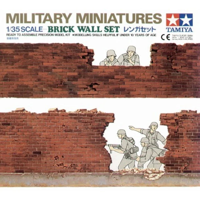 Tamiya 1/35 Brick Wall Set Kits Tamiya