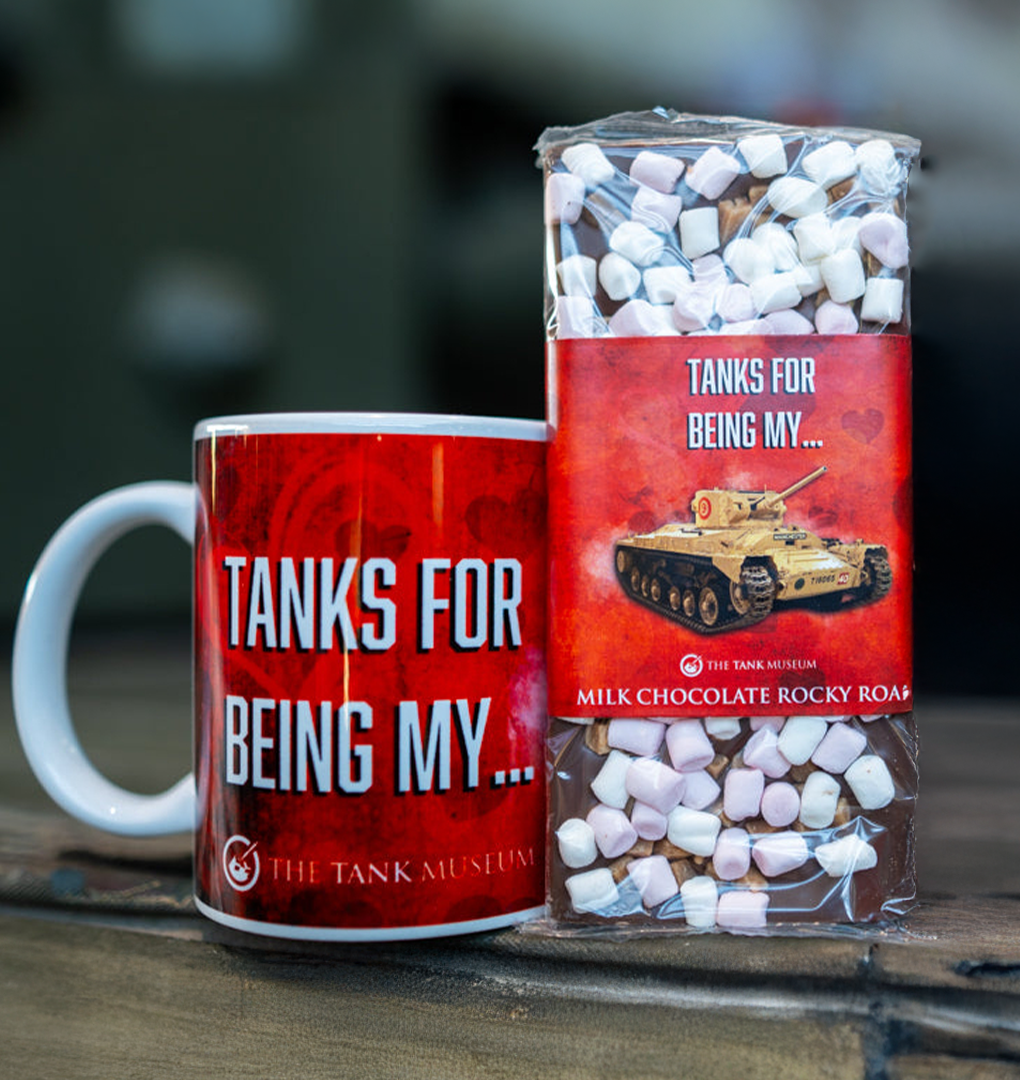 Tanks for Being My Valentine Gift Selection - Mug and Chocolate