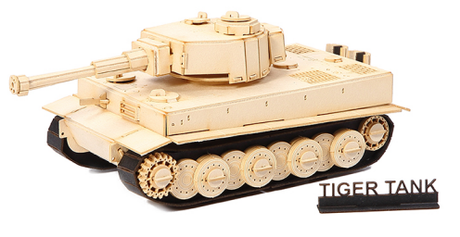 Tiger Tank Paper Puzzle