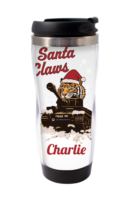 Santa Claws Personalised Travel Mug Mug My Moments