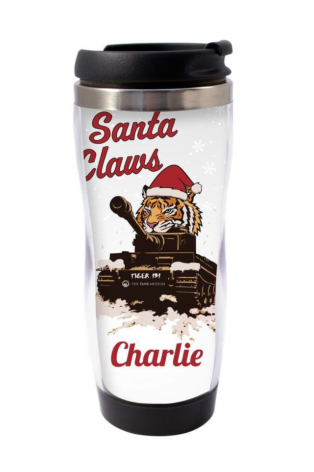 Santa Claws Personalised Travel Mug TEST Mug My Moments