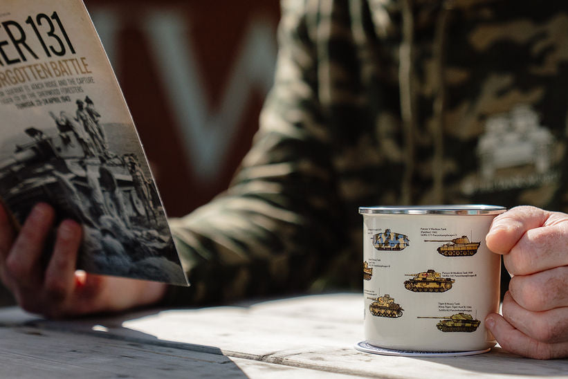 Tank Museum Tanks Enamel Mug Mug T and F