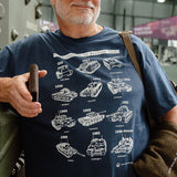 Evolution of British Tanks T-Shirt T-Shirt Aspire