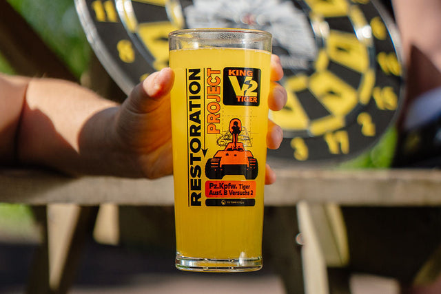 King Tiger V2 Pint Glass Drinkware Glassware Branding