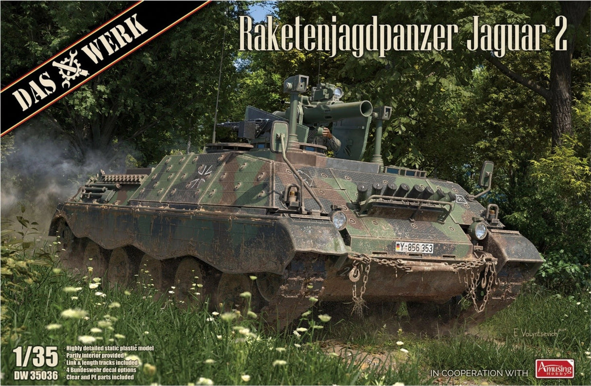 Das Werk 1/35 Raketenjagdpanzer Jaguar 2 Scale Model Das Werk