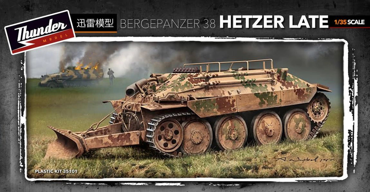 Thunder Model 1/35 Bergehetzer Late