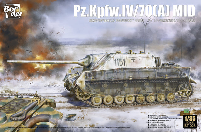 Border Model 1/35 Pz.Kpfw.IV / 70(A) Mid. Scale Model [variant_option4]