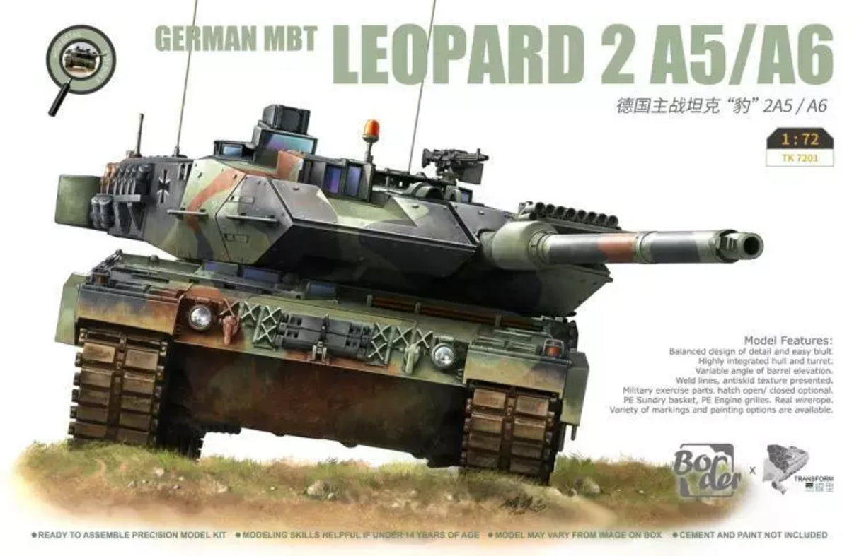Border Model 1/72 German MBT Leopard 2 A5/A6. Scale Model [variant_option4]