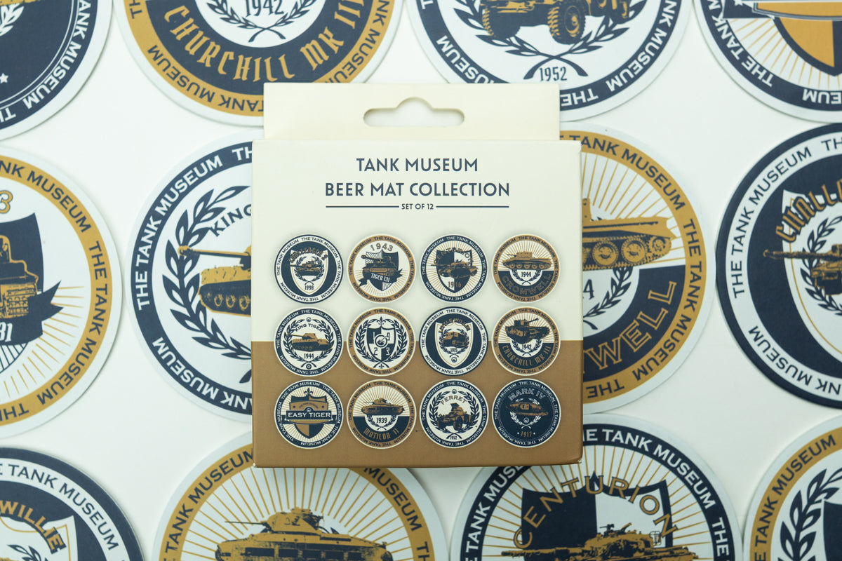 Tank Museum Beer Mat Collection Set of 12 Homeware The Gift Scholars