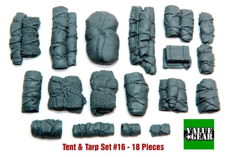Valuegear 1/35 Tents Tarps Set #16 - vehicle stowage Scale Model [variant_option4]