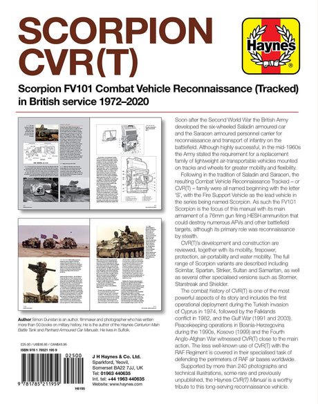 Scorpion CVR(T) owners workshop manual Book [variant_option4]