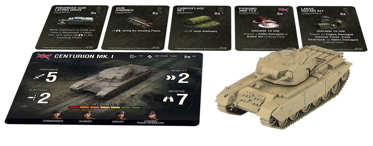 World of Tanks Miniatures Game Expansion Sets Pre-Built Model Centurion Mk1 [variant_option4]