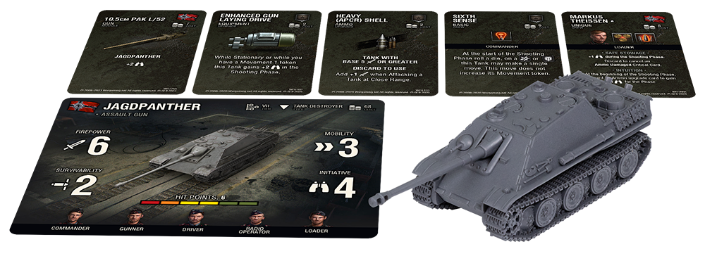 World of Tanks Miniatures Game Expansion Sets Pre-Built Model Jagdpanther [variant_option4]