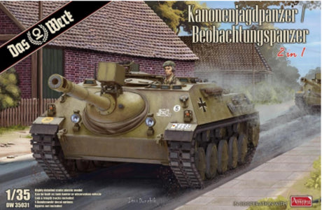 Das Werk 1/35 Kanonenjagdpanzer / Beobachtungspanzer 2 in 1 kit Scale Model Das Werk