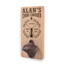 Load image into Gallery viewer, Chore Chooser Bottle Opener: First Names A-J
