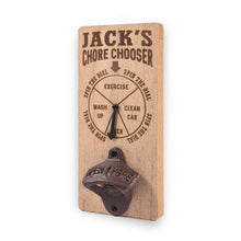 Load image into Gallery viewer, Chore Chooser Bottle Opener: First Names A-J
